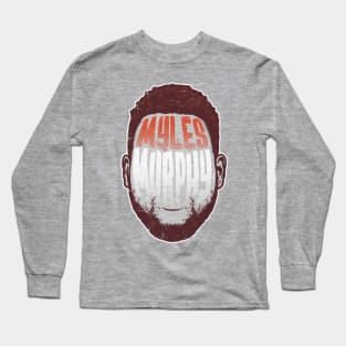 Myles Murphy Cincinnati Player Silhouette Long Sleeve T-Shirt